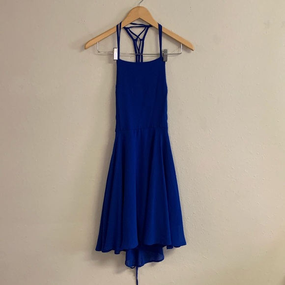 Lulus Dresses & Skirts - ✨Lulus Blue Corset Back Mini‎ Dress Women's Size Medium